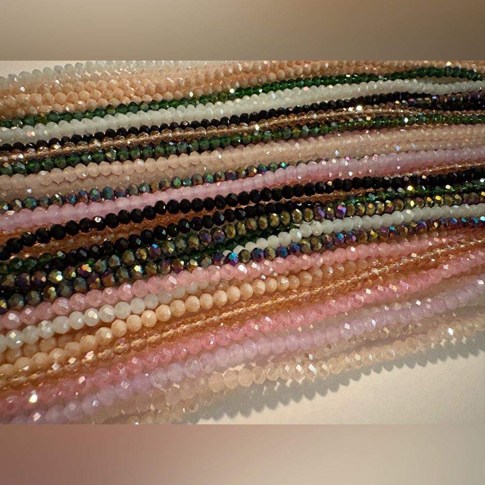 LUXURIOUS HANDMADE CRYSTALLINE WAISTBEADS YAY BEAUTIFY YOUR WAIST RESPECTFULLY